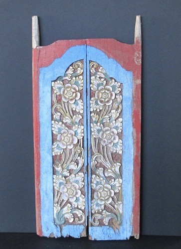 Old pair wooden shutters - pair, of