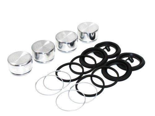 Set front caliper pistons - 4, &