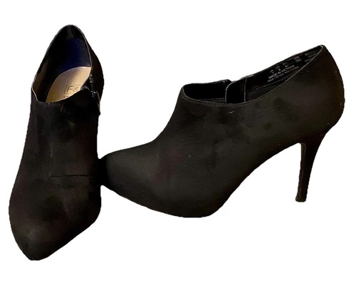 Black suede ankle - &, f