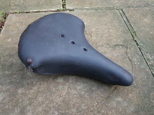 Dunlop vintage bicycle - bicycle, saddle