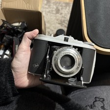 AGFA ISOLETTE I f/4.5 AGNAR LENS FOLDING BELLOWS VINTAGE ROLL FILM CAMERA -RSPCA