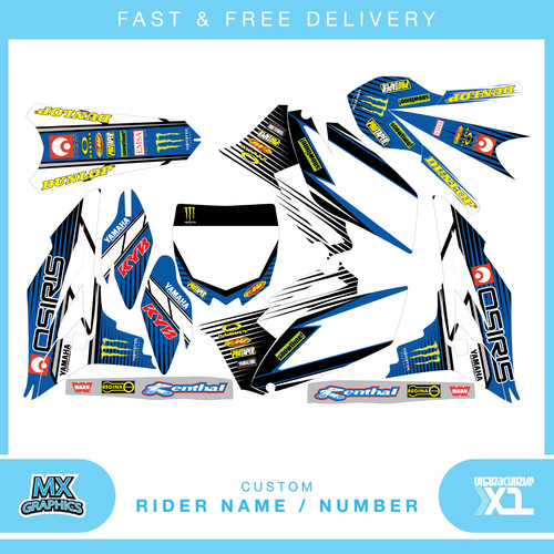 Graphics kit for yamaha 250 - graphics,