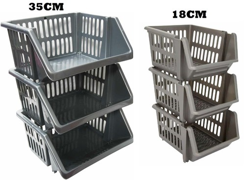 Plastic stacking storage - plastic,