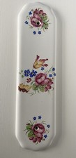 Vintage floral ceramic door - vintage,