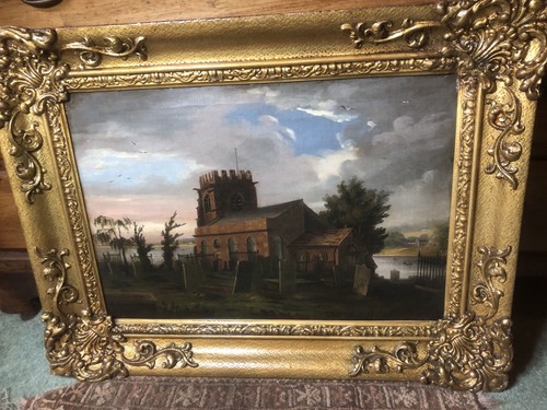 Victorian 19th century oil