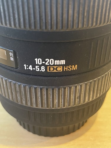 Sigma 20mm 6 ex dc - f/4-5.6,