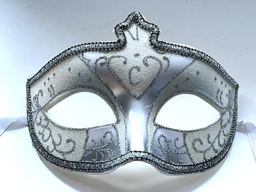 Silver masquerade ball - silver,