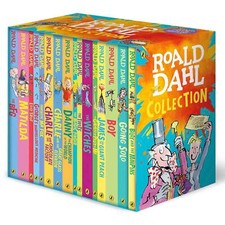 Roald Dahl Classic Reading Collection Witches BFG Matilda Pack 16 Books Box Set