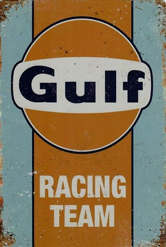 Retro metal sign garage - sign,, man