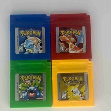 Pokemon Blue/Yellow/Red/Green Bundle (Cartridges Only) - Game Boy - Free P&P