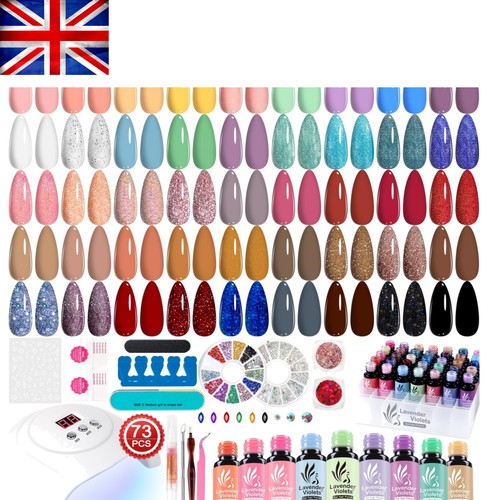Professional gel nail kit with - nail,