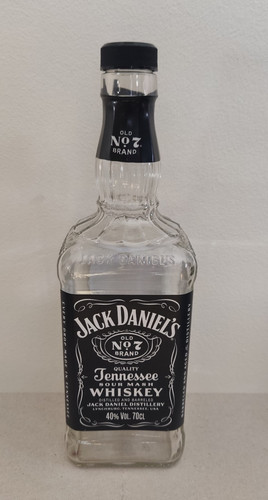 Empty jack daniels bottle - bottle, 70cl