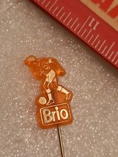 Brio Pin Badge Rare Sports Plastic Lapel Hat Pin Tie Pin 