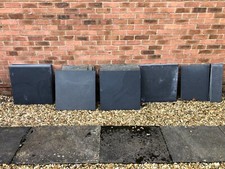 Black limestone flagstones