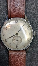 Vintage 1940's Cyma Mechanical Wristwatch Swiss Made Working. 