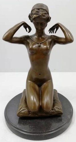 Art deco bronze sculpture - art,