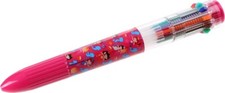 Multi Coloured Ballpoint Pen Mermaid 10 Colours Grip Retractable Girl Pink Gift
