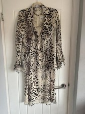 Luis Civit Animal Print Dress