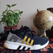Adidas Originals EQT Support Adv Mid PK Core Black / Yellow UK 9 Gym Crossfit