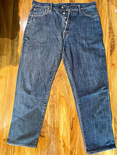 Evisu dark wash - blue, denim