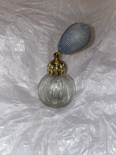 Vintage crystal glass perfume - vintage,