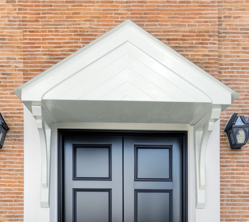 Grp trussed door canopy - grp,