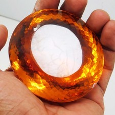 Natural 1448.10 Ct Mogok Orange-Yellow Painite Oval Cut Certified Gemstone