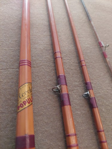 Allcocks split cane fly rod - allcocks,
