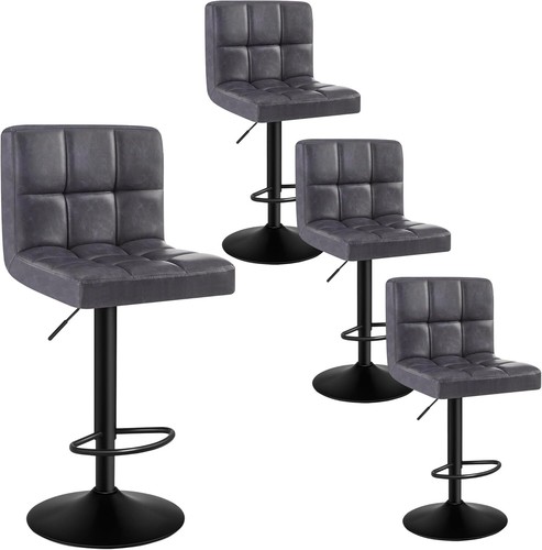 Woltu bar stools faux leather - faux,