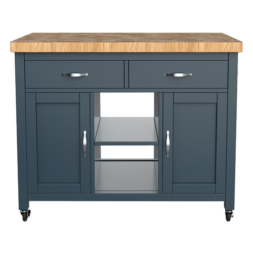 Blue mobile kitchen - mobile,