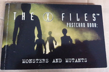 The X Files Monsters and Mutants Postcard Book 1996 VGC Harper Collins TV Series