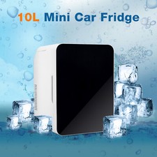 10L Portable Mini Fridge Table Top Electric Small Cooler Car Ice Box Office Home