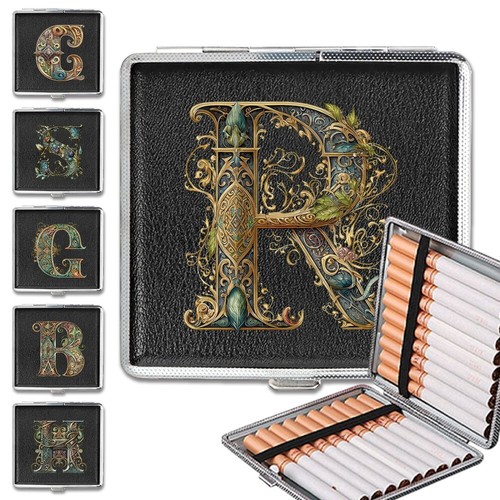 Initials cigarette case box - initials,