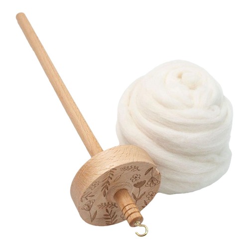Top whorl with - wool, wheel