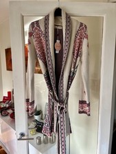 BNWT - Beautiful designer ODD MOLLY Belinda 100% Organic Cotton Long Cardigan