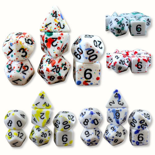 Dnd dice set 7pcs polyhedral - dice,