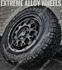 17" Black K2 Alloy Wheels Ford Transit Custom Sport Vans + All Terrain Tyres