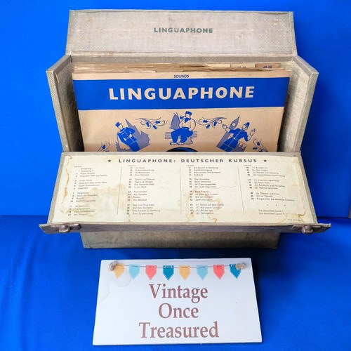 Vintage linguaphone german - linguaphone,