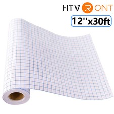 12"x30ft Application Tape Clear Blue Grid for Adhesive Vinyl Transfer Paper Tape