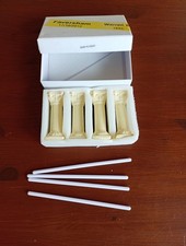 4 Vintage Cake pillars, Cream