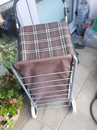 Folding shopping trolley - shopping,