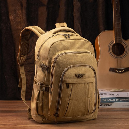 Durable canvas backpack for - canvas,