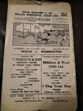 VINTAGE RUGBY LEAGUE PROGRAMME