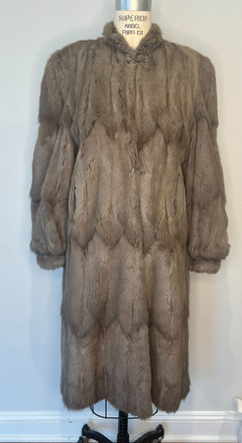 Vintage long brown - long, brown/gray