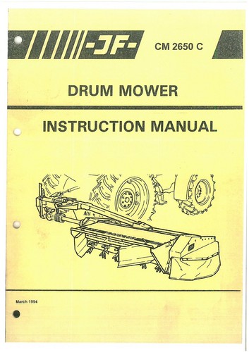 Drum mower cm2650 - jf,