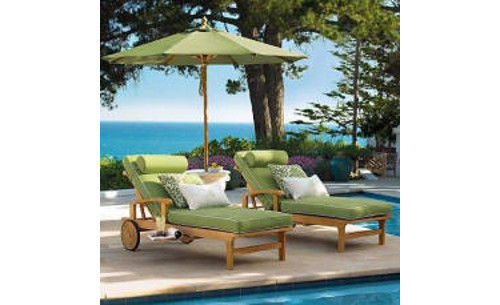 Sack 100 teak armless - 100%, chaise
