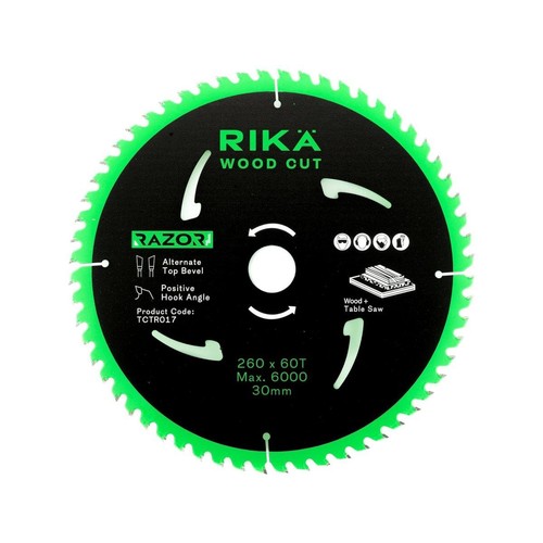 Rika table saw - table, blade