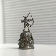 Vintage Pewter Archer Thimble