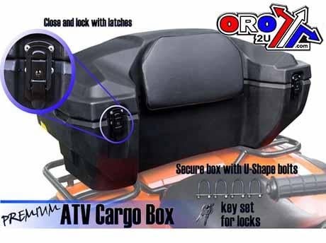 Atv cargo box 81l - atv,