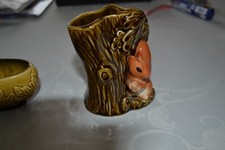 Vintage sylvac squirrel & tree